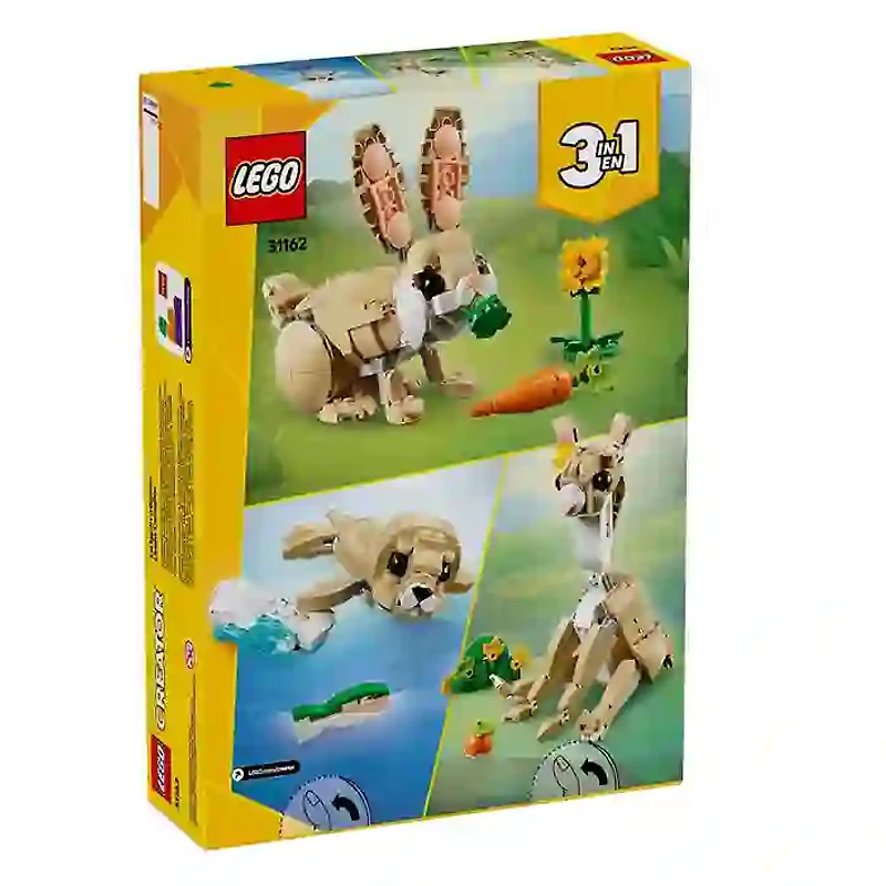 LEGO Creator 3 In 1 Cute Bunny 326 Pieces