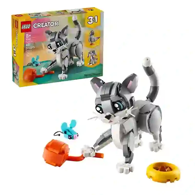 LEGO Creator 3 In 1 Playful Cat 407 Pieces