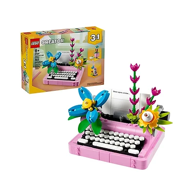 LEGO Creator 3 In 1 Typewriter With Flowers 363 Pieces