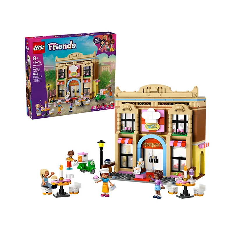 LEGO Friends Restaurant and Cooking School 896 Pieces