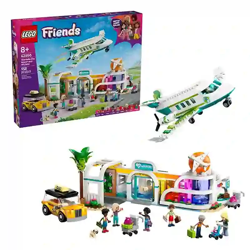 LEGO Friends City Airport And Airplane 958 Pieces