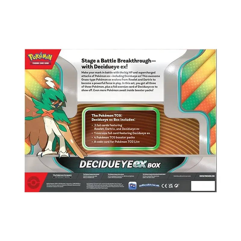 Pokemon TCG Scarlet and Violet Decidueye EX Box