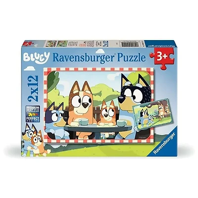 Ravensburger Bluey 2×12 Piece Jigsaw Puzzle
