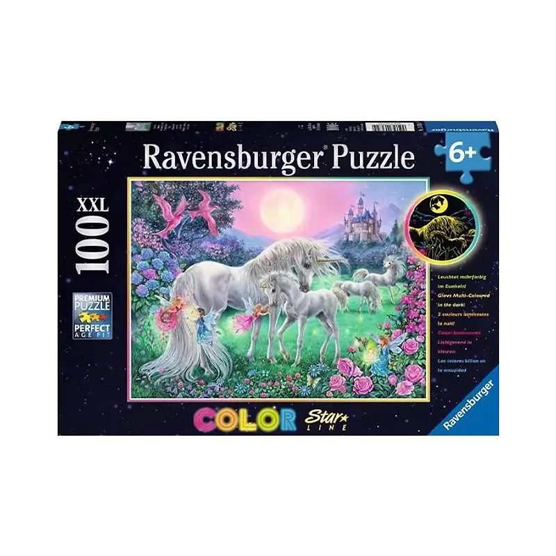 Ravensburger Unicorns in the Moonlight 100 XXL Piece Jigsaw Puzzle