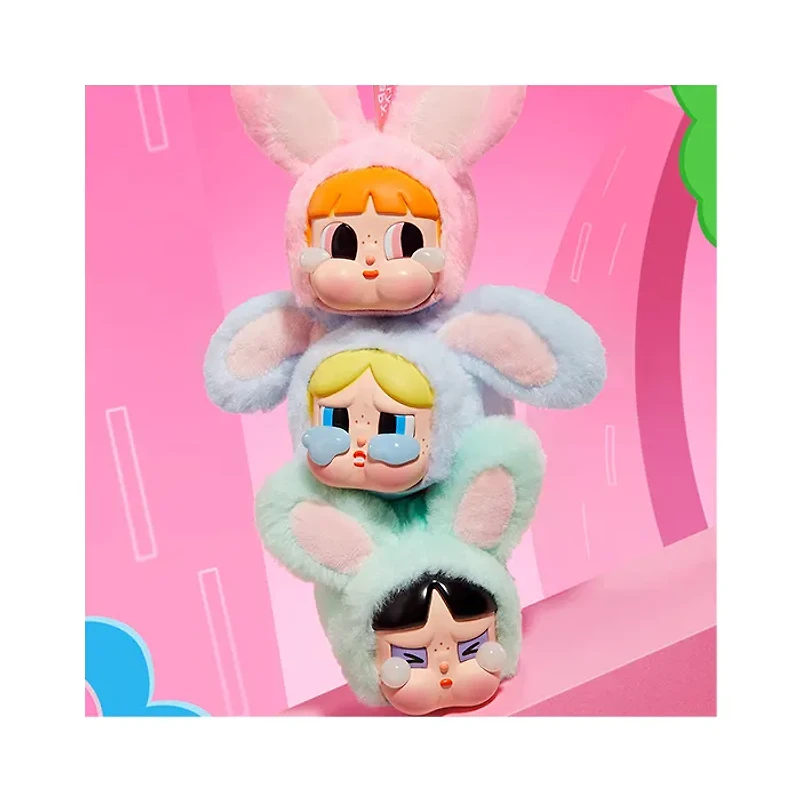 Pop Mart Crybaby X Powerpuff Girls Series Vinyl Face Plush Blind Box