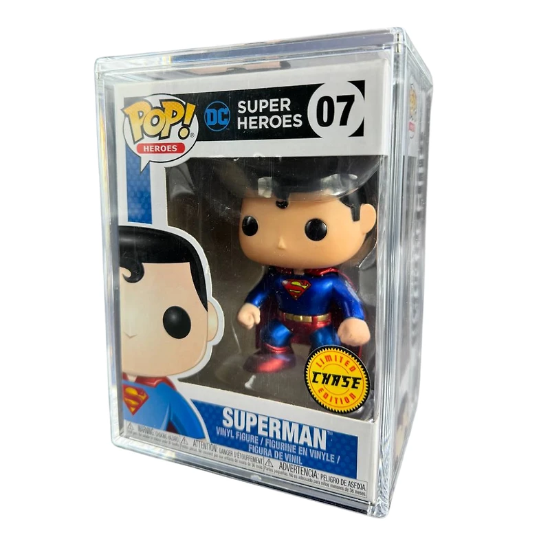 Funko Pop! Superman Metallic Classic #07 Limited Edition Chase