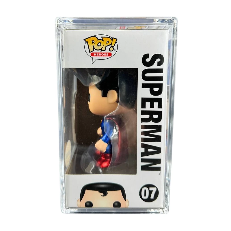Funko Pop! Superman Metallic Classic #07 Limited Edition Chase