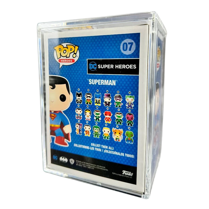 Funko Pop! Superman Metallic Classic #07 Limited Edition Chase