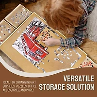 Tradeopia 1500 Pieces Rotating Puzzle Board with Drawers