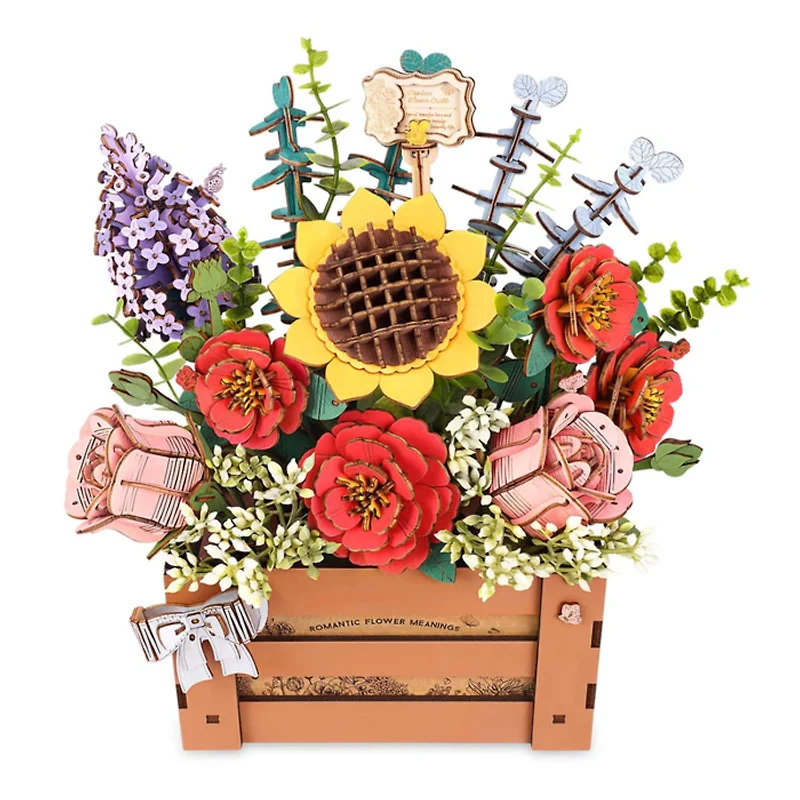 Rowood Wooden Bloom Box DIY 3D Puzzle