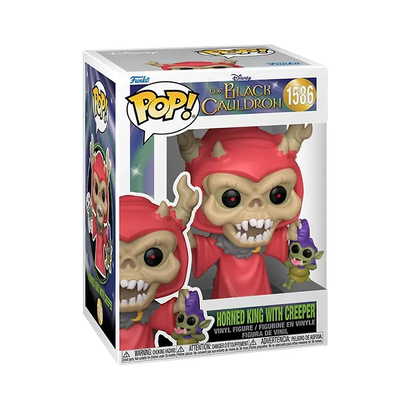 Funko Pop! The Black Cauldron Horned King with Creeper