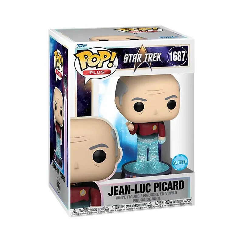Funko Pop! Plus Jean-Luc Picard (Transporter) (Glitter)