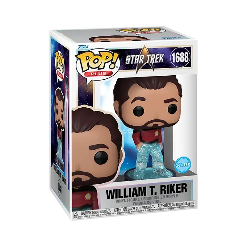 Funko Pop! Plus William T. Riker (Transporter) (Glitter)