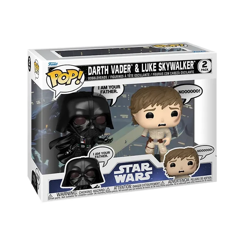 Funko Pop! Star Wars Darth Vader & Luke Skywalker (I Am Your Father) 2-Pack