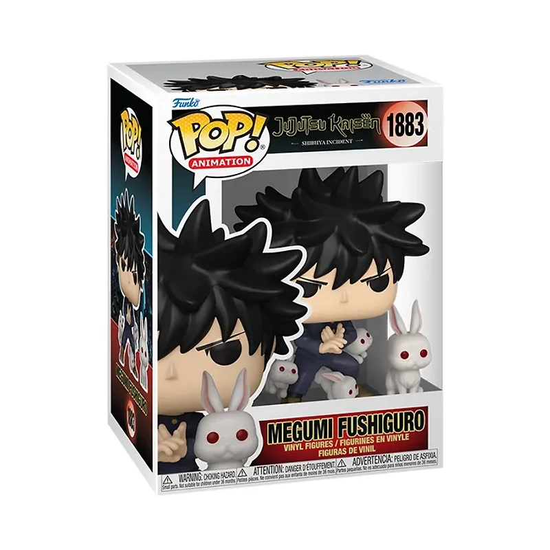 Funko Pop! & Buddy Animation Jujutsu Kaisen Megumi Fushiguro with Rabbits