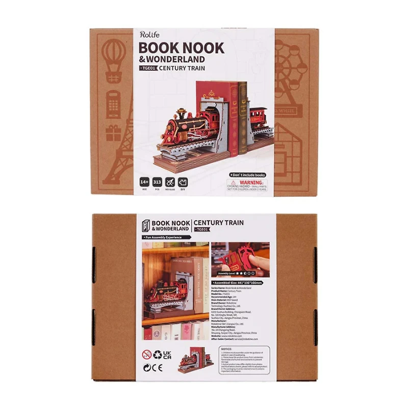 Rolife Century Train DIY Book Nook