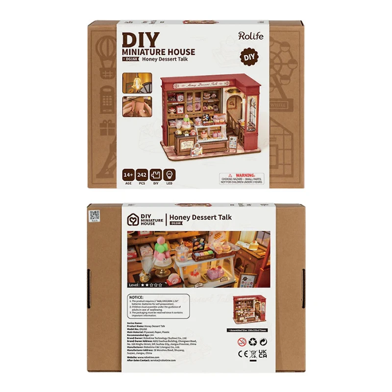 Rolife Honey Dessert Talk DIY Miniature House