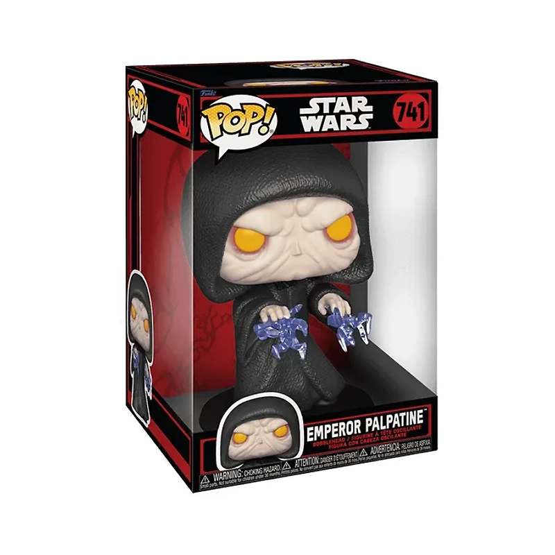 Funko Pop! Jumbo Star Wars Emperor Palpatine (Force Lightning)