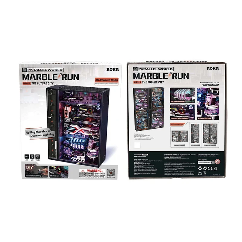 ROKR The Future City Marble Run Mechanical 3D Puzzle