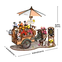 Rolife Blossom Cart 3D Wooden Puzzle