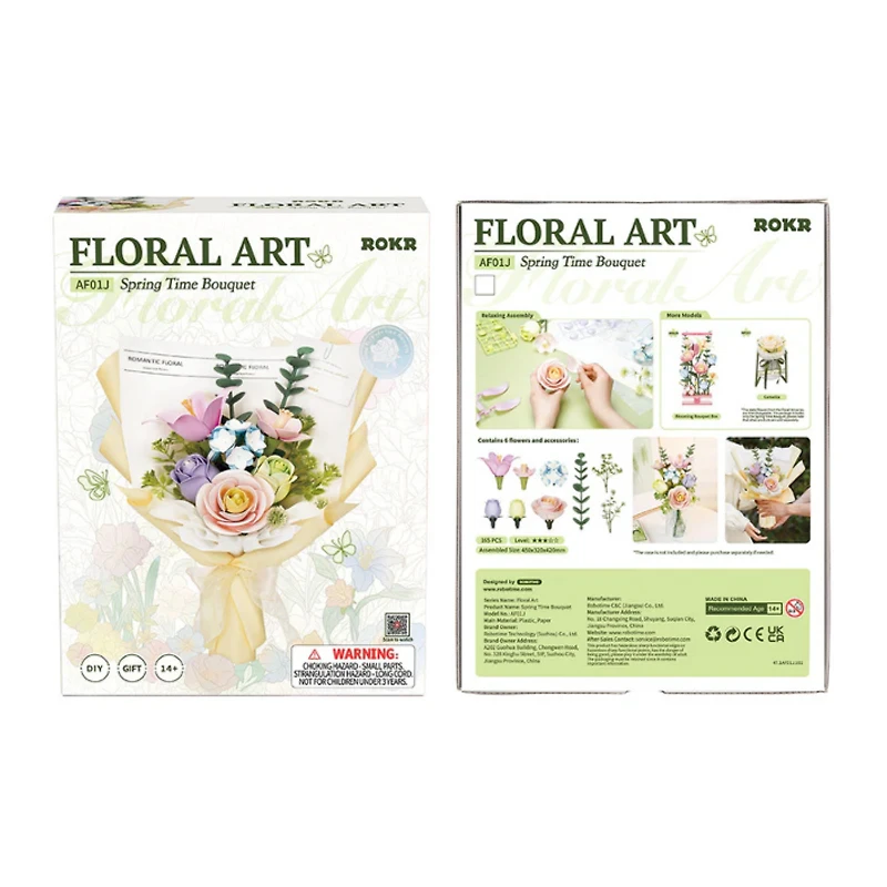ROKR Spring Time Bouquet DIY 3D Puzzle