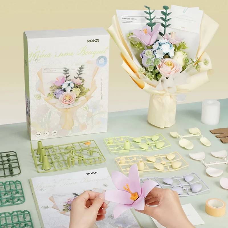 ROKR Spring Time Bouquet DIY 3D Puzzle
