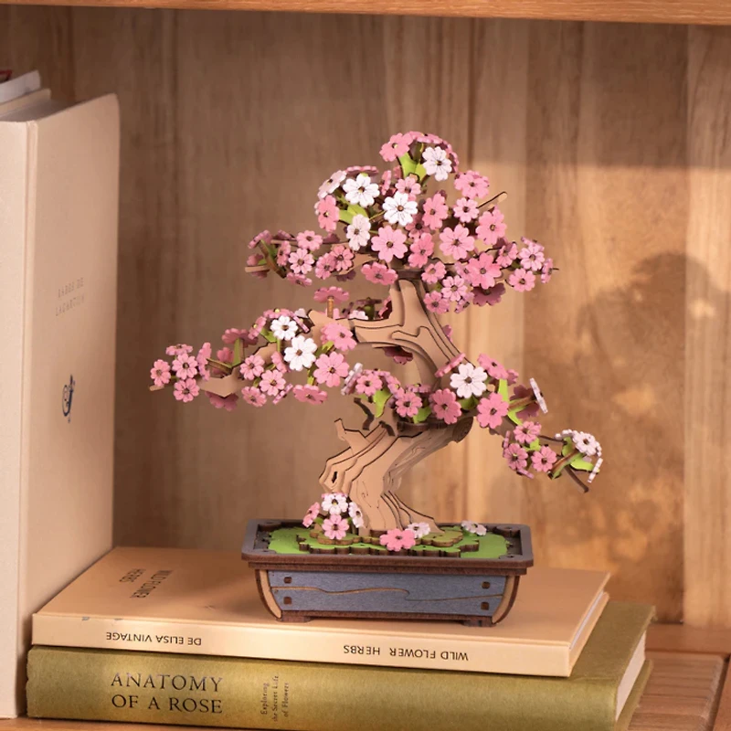 Rolife Sakura Bonsai DIY Wooden 3D Puzzle