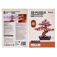 Rolife Sakura Bonsai DIY Wooden 3D Puzzle