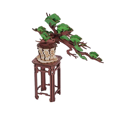 Rolife Evergreen Pine Bonsai DIY Wooden 3D Puzzle