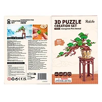 Rolife Evergreen Pine Bonsai DIY Wooden 3D Puzzle