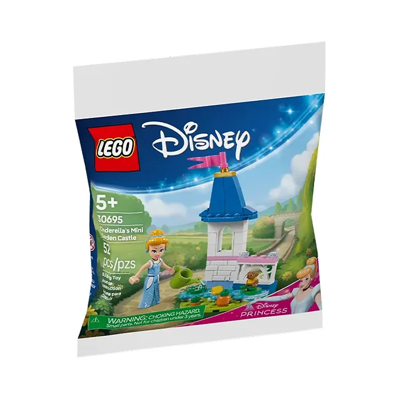LEGO Disney Cinderellas Mini Garden Castle 52 Pieces