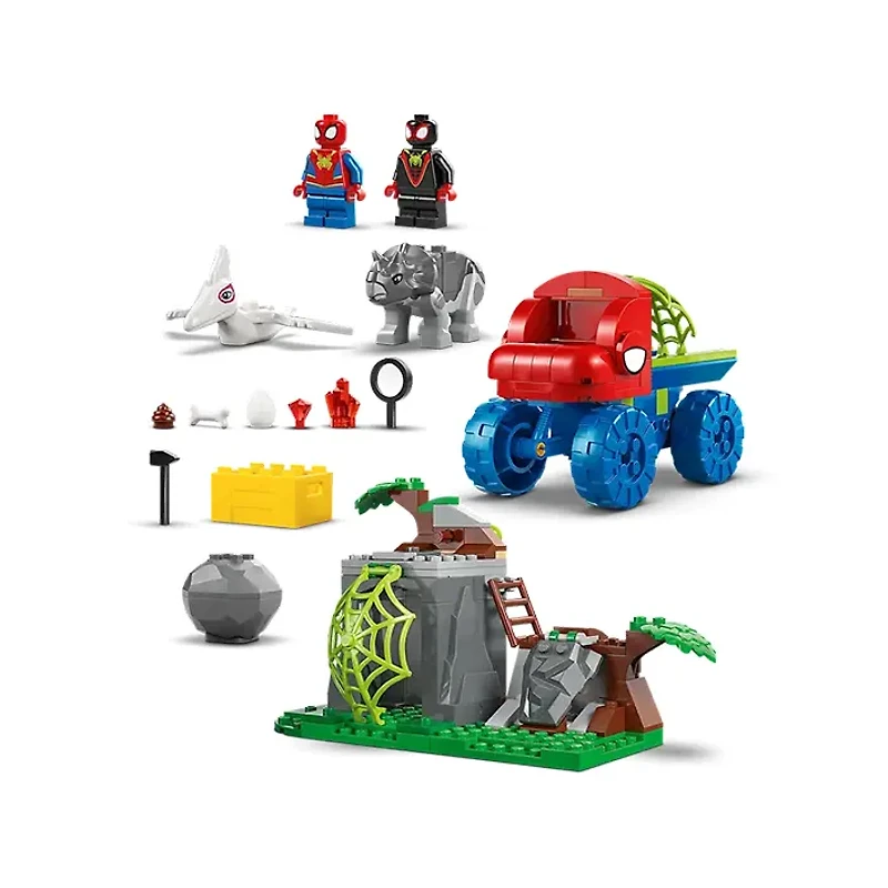 LEGO Marvel Team Spidey Dino Crawler Rescue 136 Pieces