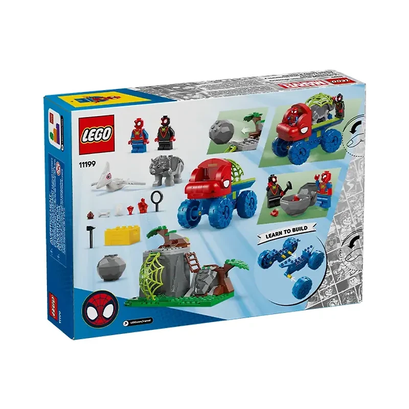 LEGO Marvel Team Spidey Dino Crawler Rescue 136 Pieces