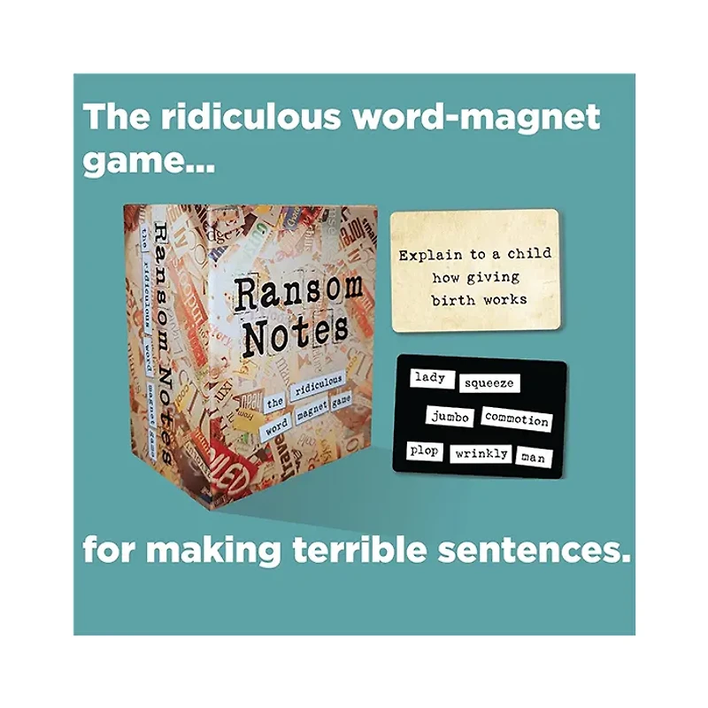 Ransom Notes – The Ridiculous Word Magnet Party Game