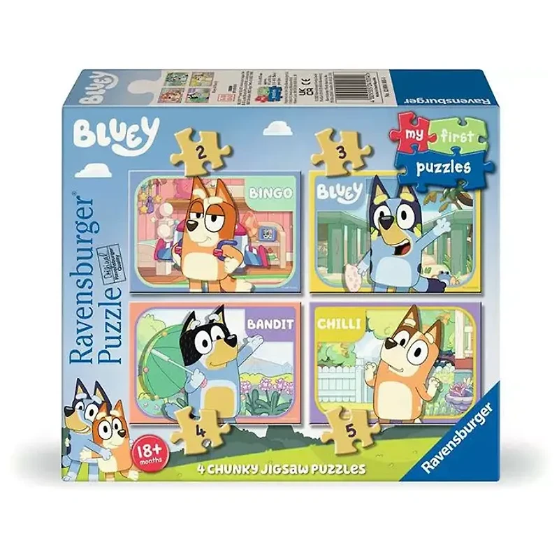 Ravensburger Bluey My First Puzzles 2 3 4 5 Pieces Jigsaw Puzzle