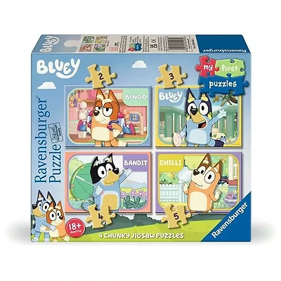 Ravensburger Bluey My First Puzzles 2   3  4   5 Pieces Jigsaw Puzzle