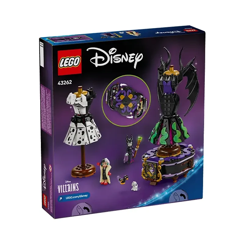LEGO Disney Maleficents and Cruella De Vils Dresses 524 Pieces