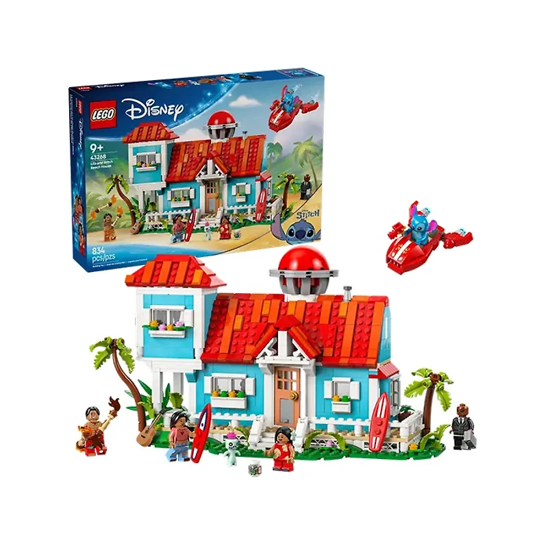 LEGO Disney Lilo and Stitch Beach House 834 Pieces