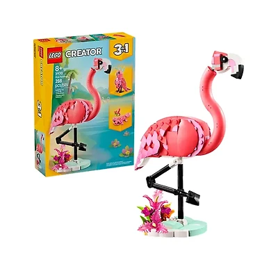 LEGO Creator 3in1 Wild Animals Pink Flamingo 288 Pieces