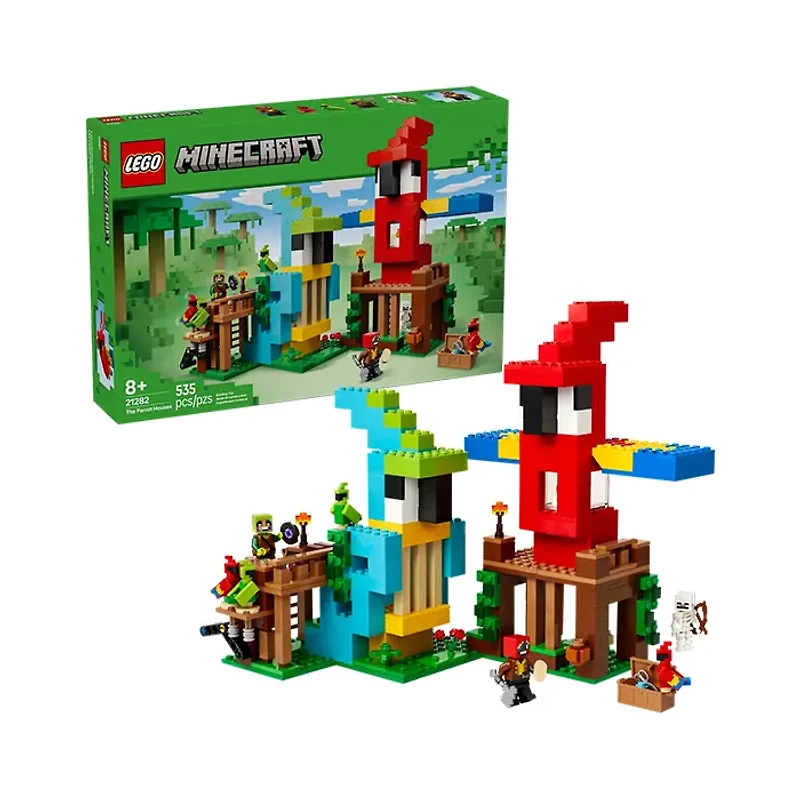 LEGO Minecraft The Parrot Houses 535 Pieces