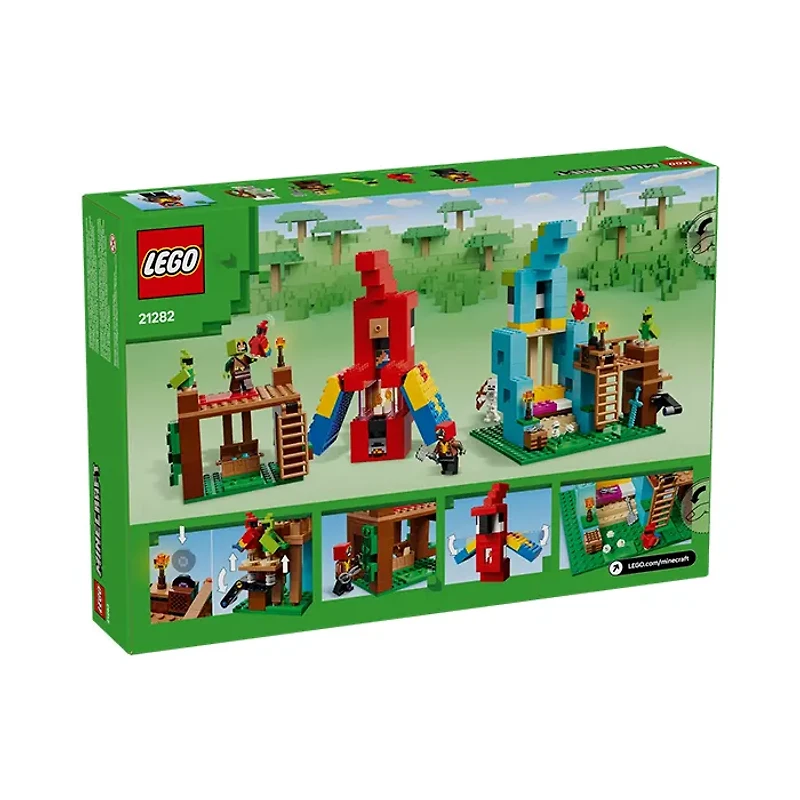 LEGO Minecraft The Parrot Houses 535 Pieces