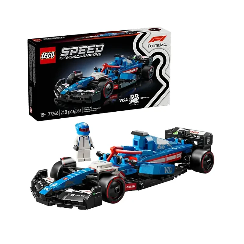 LEGO Speed Champions Visa Cash App RB VCARB 01 F1 Race Car 248 Pieces