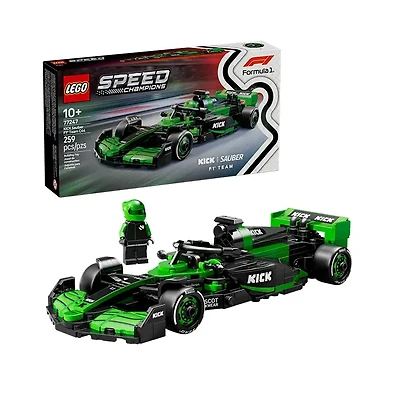 LEGO Speed Champions KICK Sauber F1 Team C44 Race Car 259 Pieces