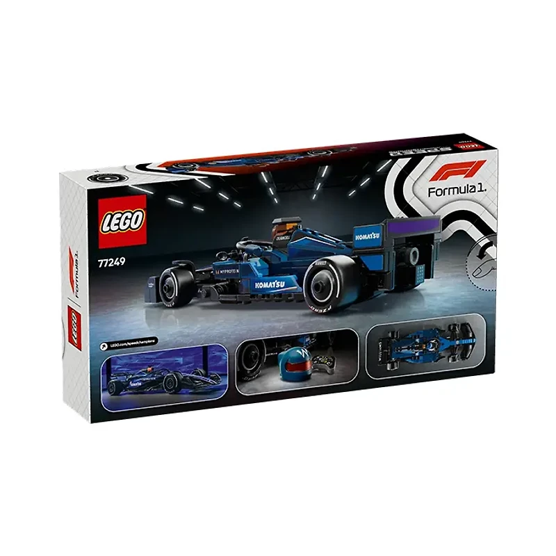 LEGO Speed Champions Williams Racing FW46 F1 Race Car 263 Pieces