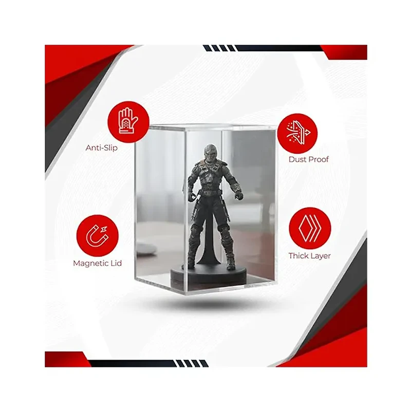 Premium Acrylic Protector Case with Magnetic Lid – Compatible with Funko POP! Figures