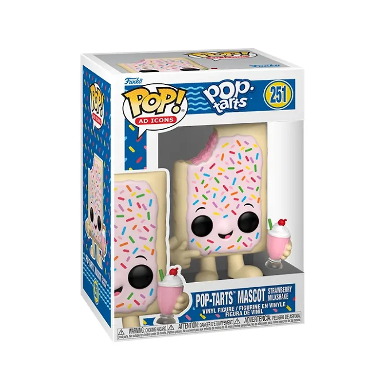 Funko Pop! AD Icons Pop-Tarts Mascot Strawberry Milkshake