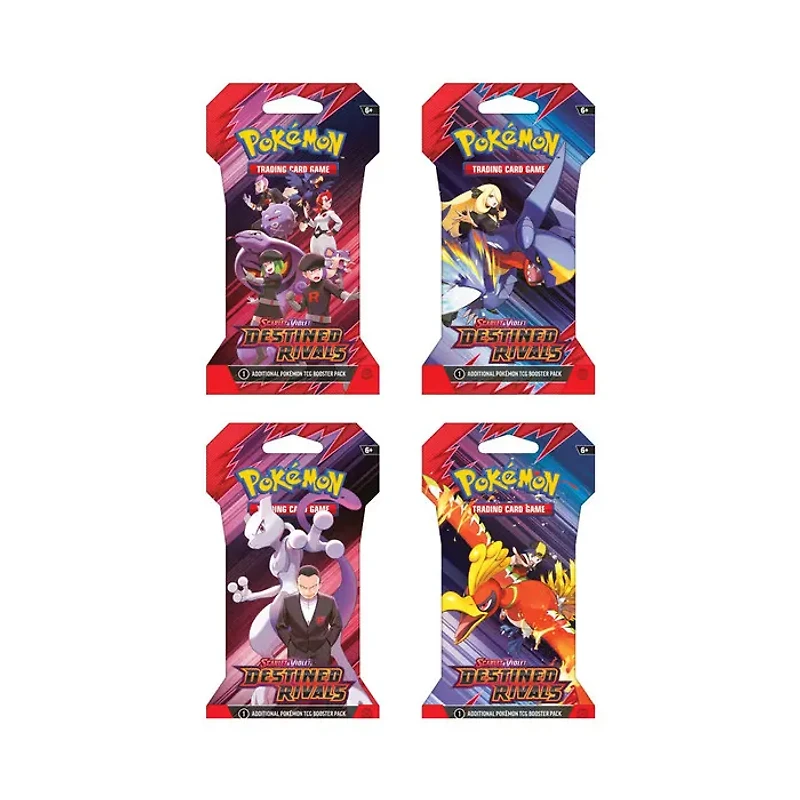 Pokemon TCG Scarlet & Violet 10 Destined Rivals Sleeved Booster Carton (Random pick, Minimum 5)