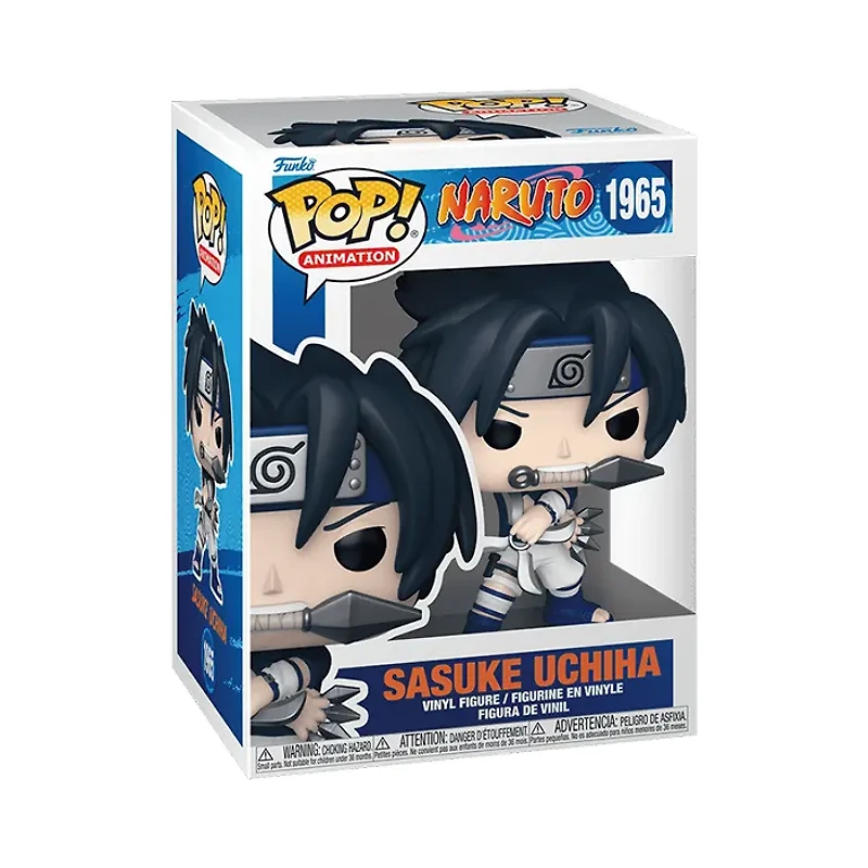 Funko Pop! Animation Naruto Sasuke Uchiha with Demon Wind Shuriken