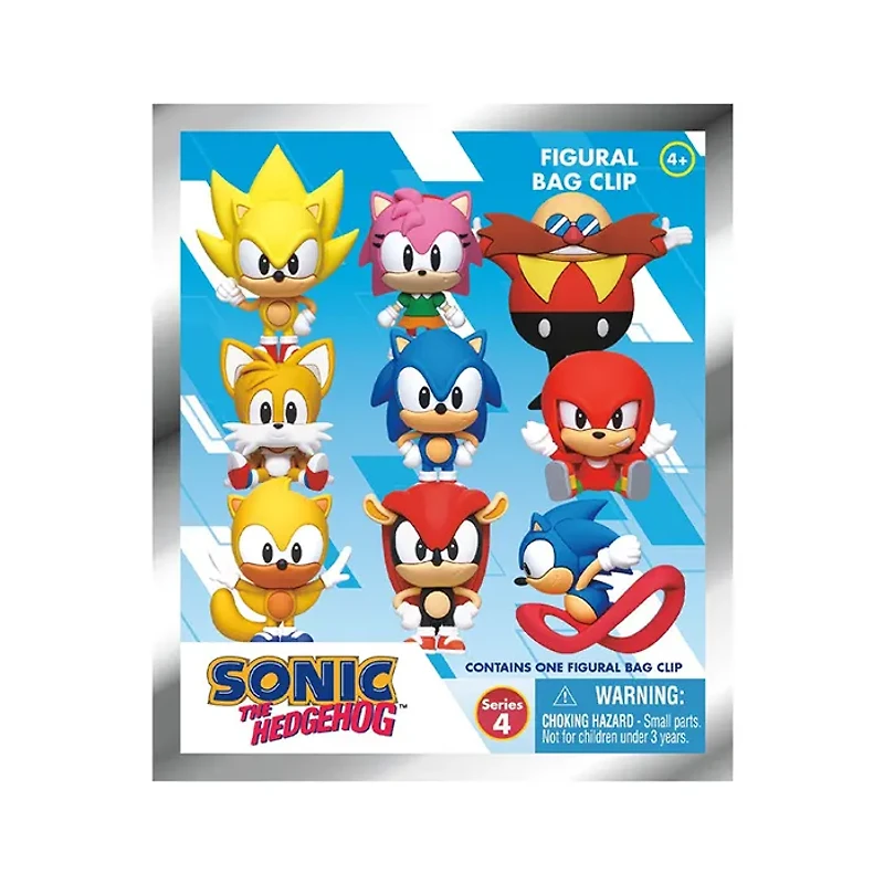 Sonic 3D Foam Bag Clip Series 4 Blind Bag (Random Pick)