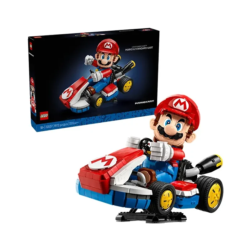 LEGO Super Mario Mario Kart Mario & Standard Kart 1972 Pieces